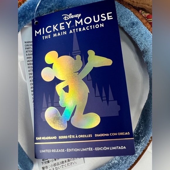 NWT Disney Big Thunder Mountain Mickey Ears Main Attraction Headband WDW 50th - Picture 3 of 10